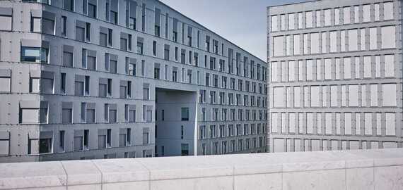 building facade windows gray oslo