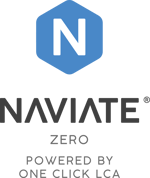 naviate_zero Powered by One Click LCA Vertical POS_logo_rgb